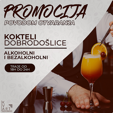 koktel na slici kako konobar drzi